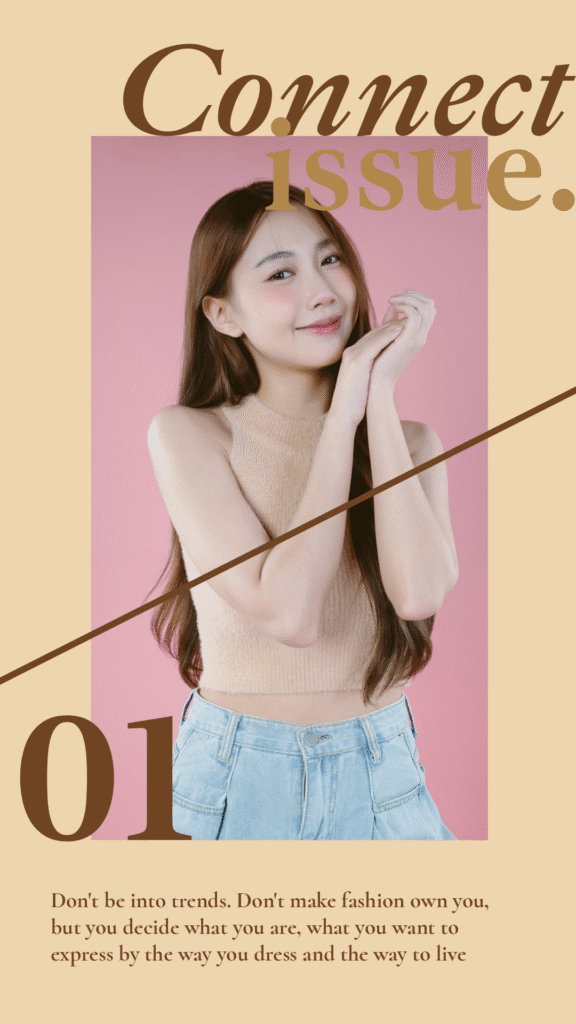 Business 3 Stylish Vietnamese female influencer posing for a fashion short-form content that reflects Influencer Marketing Vietnam